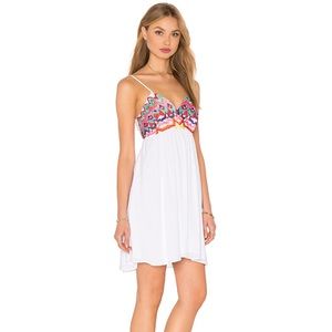 ✨HP✨PilyQ Michelle Belize Embroidered Dress Swim Coverup XS / S